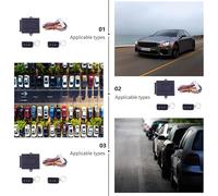 Sistema di Ingresso senza Chiave per Auto Telecomando Nero | Avviamento Push Button Start/stop, Funzione Antifurto, Corpo in Plastica