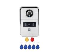 Sistema di Interfono 2MP 1080P Videocitofono da 10 pollici Touch Screen Big Tuya Wireless POE Campanello cablato for controllo accessi RFID Villa Flat(Only doorbell)