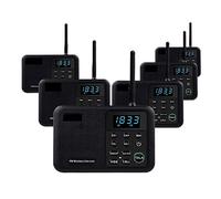 Sistema di Interfono di interfono domestico wireless for ufficio aziendale comunicazione da stanza a a 10 canali 5280 piedi