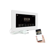 Sistema di Interfono di videocitofono 1080P, campanello video intelligente wireless domestico, un pannello chiamata + due display(R6-M503WA-B)