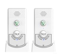 Sistema di interfono wireless, comunicazione vocale bidirezionale, portata 1 km in spazi aperti, design esterno impermeabile, batteria 1800 mAh per uso a lunga distanza, compatibile