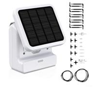 Sistema di irrigazione a goccia solare controllato da app con WiFi per piante da interno ed esterno, timer flessibile, protezione dalla carenza d'acqua e tracciamento dei registri (A)