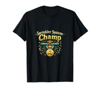 Sistema di irrigazione Champ Plumber Pun Graphic Maglietta