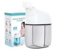 Sistema di irrigazione nasale, cura nasale, macchina per il risciacquo del seno, detergente nasale con funzione di raccolta automatica dei rifiuti per sinusite, naso che cola, congestione nasale