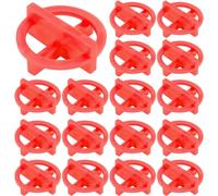 Sistema di livellamento delle mattonelle 2 mm, distanziatore a croce, rosso, per installazione e allineamento a pavimento