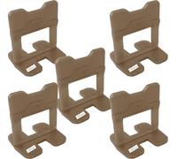 Sistema Di Livellamento Delle Piastrelle, 250 Pezzi 4mm Distanziatori per Piastrelle da Parete e Pavimento, Cunei Livellatori, Vari Spessori Disponibili (250 DISTANZIATORI, 4 MM)