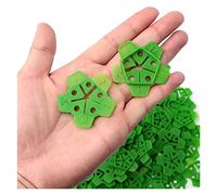 Sistema di livellamento for piastrelle riutilizzabile 5 in 1, 50 pezzi - Localizzatore precisione con distanziatori e cunei da a 3 mm for l'installazione su pavimenti pareti