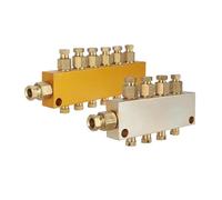 Sistema di lubrificazione delle valvole Distributore del circuito Distributore dell'olio Valvola di distribuzione dello scarico dell'olio regolabile dei sistemi di distribuzione dell'olio(1 In And 9 O