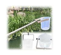 Sistema Di Mestolo Del Campione D'acqua Regolabile Dipper Di Campionamento Dell'acqua Telescroop for Le Acque Reflue Industriali E Il Campionamento Del Fiume(1000Ml,1.43-6m/4.7-19.7ft)