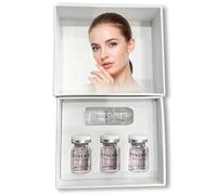 Sistema di micro infusione, siero microneedling, rosa chiaro sistema di micro-infusione anti-invecchiamento, siero liscio anti-rughe per viso, skincare luminoso per viso e labbra, fiale di siero con