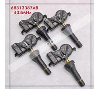 Sistema di monitoraggio della pressione dei pneumatici con sensore TPMS da 4 pezzi per Chrysler Pacifica Jeep Compass Renegade 68105280 AF 68313387 AB 53305555