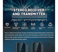 Sistema di monitoraggio per auricolari wireless UHF Trasmettitore e ricevitore ricaricabili compatibili