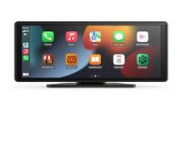 Sistema di navigazione per auto Carplay portatile universale per schermo auto, wireless, stereo per con Android Auto(Dual Camera 64G Card)