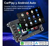 Sistema di navigazione per auto GPS da 7 pollici Radio WiFi multimediale 2 + 32G Android Auto e Carplay per Volkswagen Golf 5,6, Polo, Passat b6, b7, Skoda 2G+32G