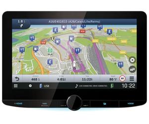 Sistema di navigazione/ricevitore AV multimediale digitale con display HD da 10,1 pollici, connessioni smartphone wireless migliorate e radio digitale DAB+, KENWOOD DNR992RVS