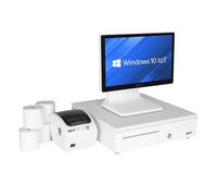 Sistema di pagamento iggual IGG320174pack 8GB 128GB SSD touch Intel N100 15.6" Bianco