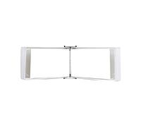 Sistema di pannelli espositivi da parete, Espositore for libro pieghevole con poster A4 montato a parete, 20 tasche, multicolore, 13 x 9 3, pollici(White)