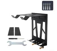 Sistema di portabici da parete per interni, con struttura in acciaio al carbonio, per un posizionamento stabile e organizzato della bicicletta (piccolo)