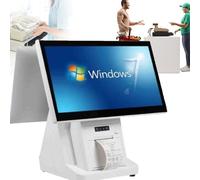 Sistema di posizione del touch screen con il sistema operativo di Windows, 8GB RAM e 128GB SSD per le operazioni commerciali del ristorante e della vendita al dettaglio
