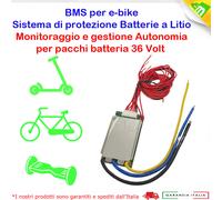 Sistema di protezione batterie BMS per Li-ion Litio di mezzi elettrici a 36V 10S