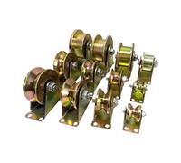 Sistema di pulegge per porte scorrevoli tipo U/V/H, 30-60 mm, regolabile, resistente, durevole, facile installazione, ideale per uso domestico e garage