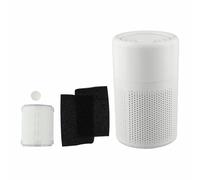 Sistema di purificazione dell'aria desktop per allergie Filtro H13 Filtro dell'aria per piccole stanze Viaggi Ufficio Diffusore di oli essenziali Portatile Funzionamento silenzioso PM2.5 Remover