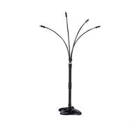Sistema di Raffreddamento a Nebulizzazione da Terra con Linea da 8 metri, Altezza Regolabile da 43-66 cm e Direzione, Ugelli in Ottone per Piscina da Giardino, Acqua per Esterno per Bambini e Animali