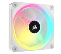 CORSAIR iCUE LINK QX120 RGB Cupola Magnetica da 120 mm Ventole - Tripla Ventole Starter Kit con iCUE LINK System Hub - Bianco