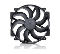 Noctua NF-A14x25r G2 PWM chromax.black, Ventola a Telaio Rotondo da 140 mm, 4-Pin (Nero)