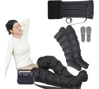 Sistema di recupero delle gambe, massaggiatore per drenaggio linfatico, massaggio a compressione dinamica, macchina elettrica per massaggio delle gambe a compressione d'aria per dolore e cir