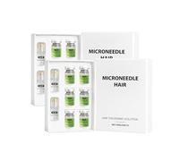 Sistema di ricrescita dei capelli alphainfuse, soluzione di capelli infusione, con ginseng, eclipta prostrata, olio di menta piperita e radice di zenzero, riattiva i follicoli rimpiccioliti (2SET)