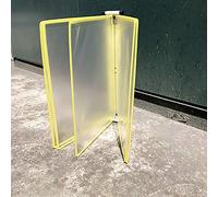 Sistema di riferimento desktop unità espositiva da scrivania piccola, durevole e resistente, 5 pannelli bifacciali, catalogo espositori progettati per visualizzare documenti in formato A4