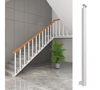Sistema di ringhiera regolabile per scale, per interni ed esterni, con montaggio laterale, per terrazza e portico fai da te, con set di viti, perfetto per la ristrutturazione della casa
