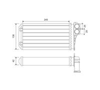 Sistema Di Riscaldamento Cambio Calore Per Peugeot 206 206 + 6448-G3 6448G3