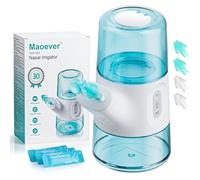 Sistema di risciacquo nasale, con doppio serbatoio d'acqua, raccolta automatica dei rifiuti e flusso d'acqua regolabile, per alleviare le allergie, la stitichezza e la cura delle cavità sinusali (279
