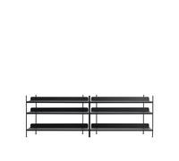 Sistema di Scaffalature Compile 6 Nero