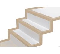 Sistema di scale Quest per gradini in PVC profilo bordo scala