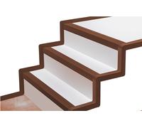 Sistema di scale Quest per gradini in PVC profilo bordo scala