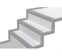 Sistema di scale Quest per gradini in PVC profilo bordo scala