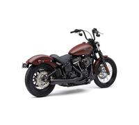 Sistema di scarico completo el diablo 2-into-1 nero 18-20 softail Cobra