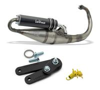 4091B - Scarico LeoVince HAND MADE TT Alluminio YAMAHA NAKED | MBK BOOSTER