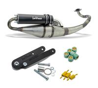 LEOVINCE SCARICO COMPLETO HAND MADE TT BLACK EDITION PER PEUGEOT JET FORCE C-TEC