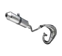 Sistema di scarico completo LeoVince X-FIGHT acciaio inox per Derbi DRD Senda 50