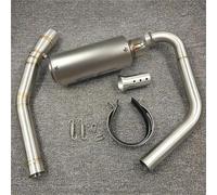 sistema di scarico Set Completo Marmitta Scarico Silenziatore Tubo Collegamento Centrale Per Y&amaha Per YZF R15 MT-15 MT 125 2008-2017(A1)