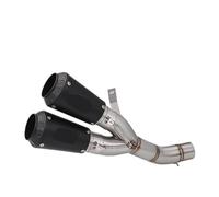 Sistema Di Scarico Slip-on Per Du&cati Scrambler 800 Con Doppio Terminale, Tubo Raccordo Centrale E Due Silenziatori Da 51 Mm(Style B)