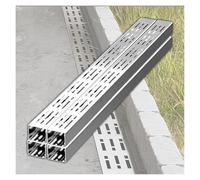 Sistema di scarico stabile per scavo, scarico a pavimento e canale in acciaio inox 304, per parco, giardino, centro commerciale, drenaggio rapido (4 pezzi, 10 x 5 x 3 cm)