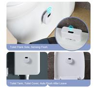 Sistema di sciacquone per WC a induzione con sciacquone automatico per