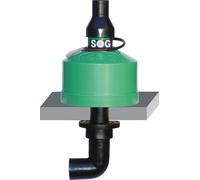 Sistema di sfiato sog ii per wc tipo 3000a (ct3000/ct4000) 12v variante a pavimento