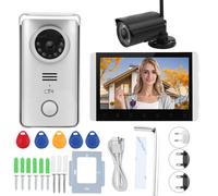 Sistema di sicurezza domestica con videocitofono TFT LCD da 7 pollici, audio bidirezionale duplex, interfono wireless, tecnologia di elaborazione