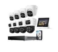 Sistema di Sicurezza eufy PoE NVR S4 Max+Sistema di Sicurezza NVR PoE eufy E41x4 +Smart Display